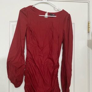Ruched Mini Dress